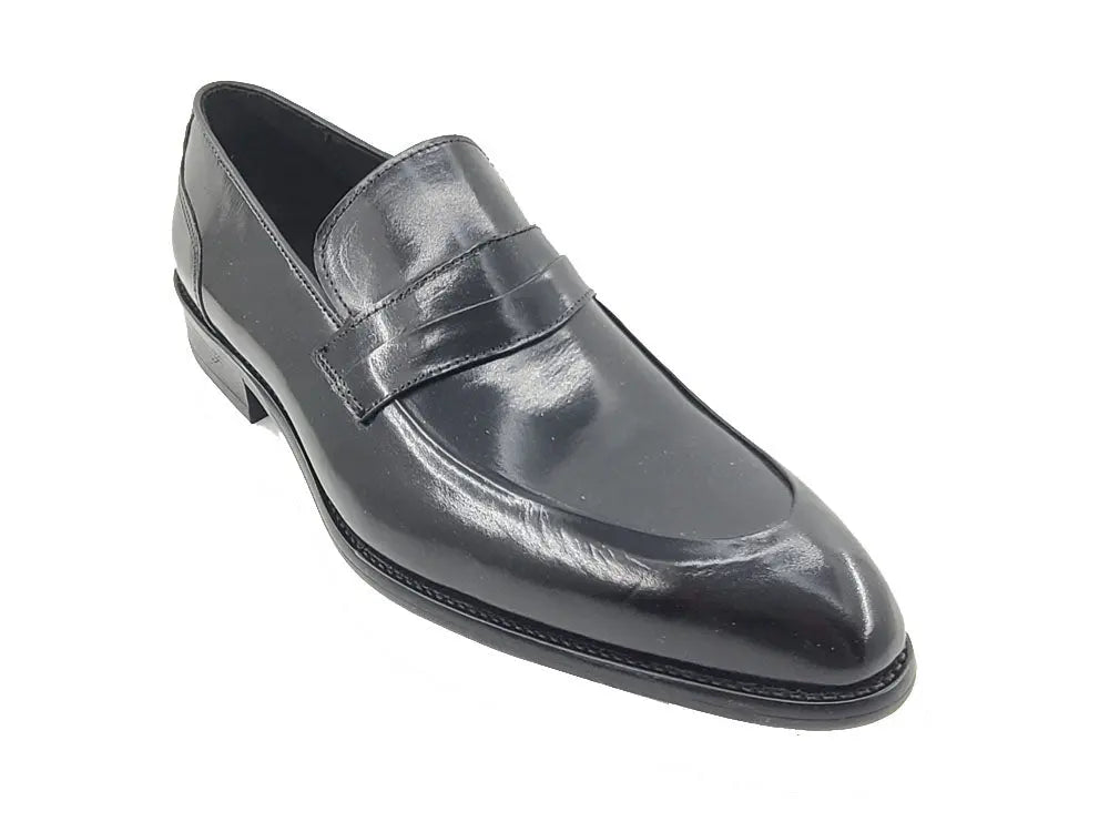 Carrucci Shoes Unknown Brand Modern Classic Penny Loafer Calfskin KS47911