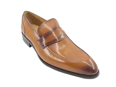 Carrucci Shoes Unknown Brand Modern Classic Penny Loafer Calfskin KS47911