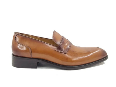 Carrucci Shoes Unknown Brand Modern Classic Penny Loafer Calfskin KS47911