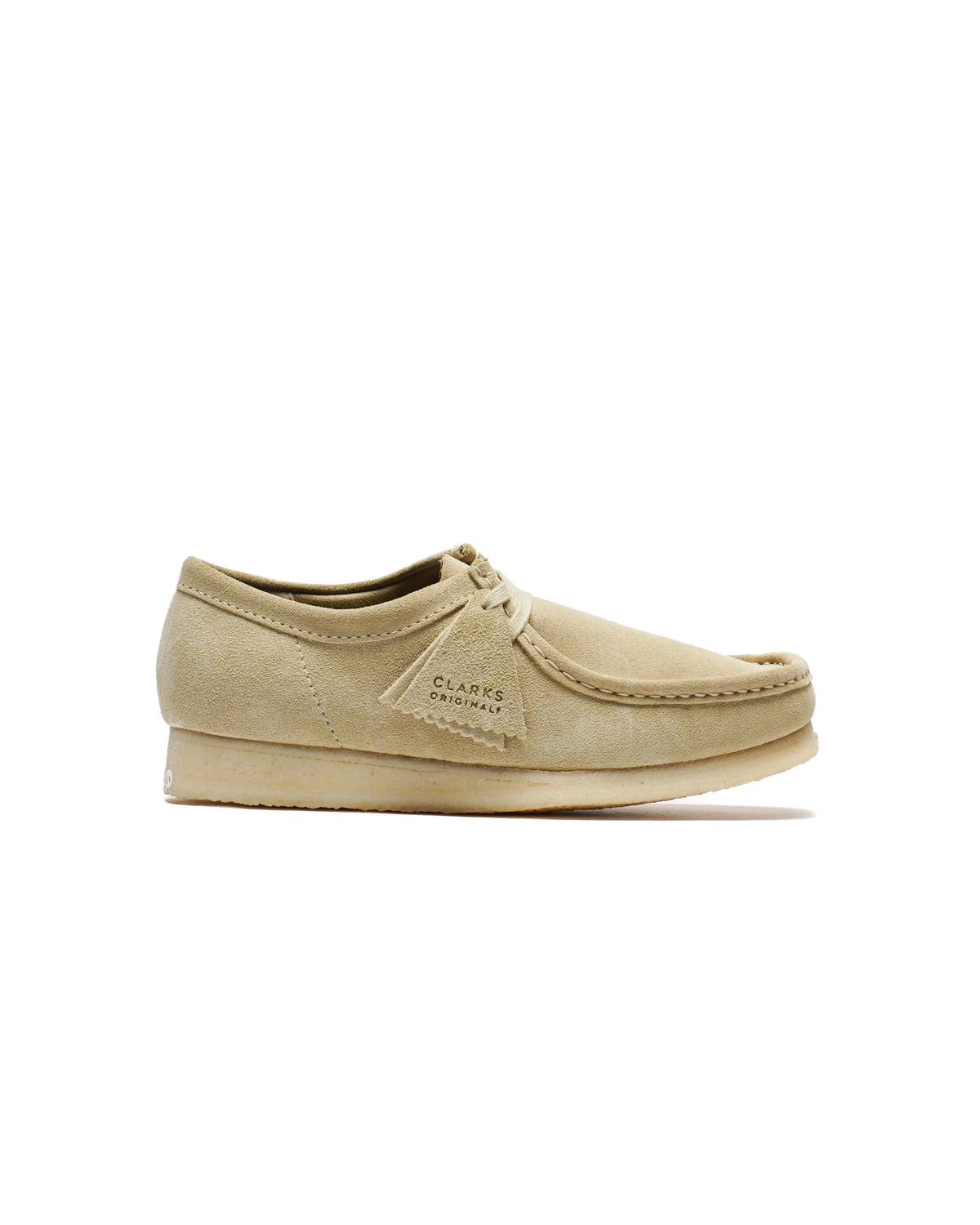 Clarks Originals Wallabee Men's Moccasin Shoes — Maple Suede Low-Top