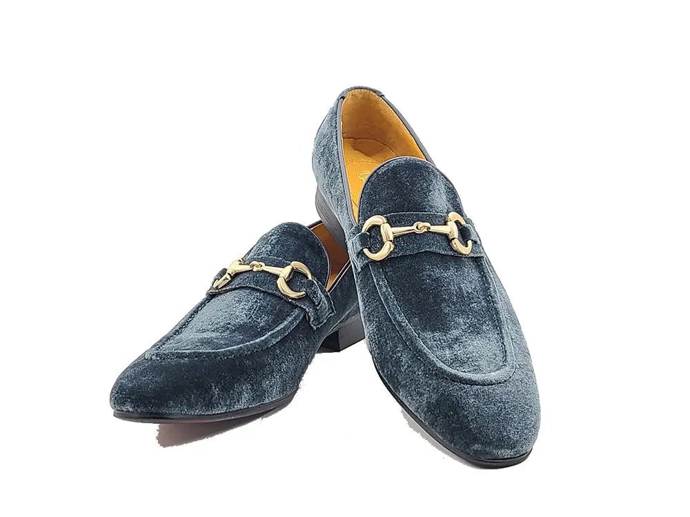 Carrucci Shoes Velvet Buckle Loafer Luxe Everyday Classic Timeless Velvet