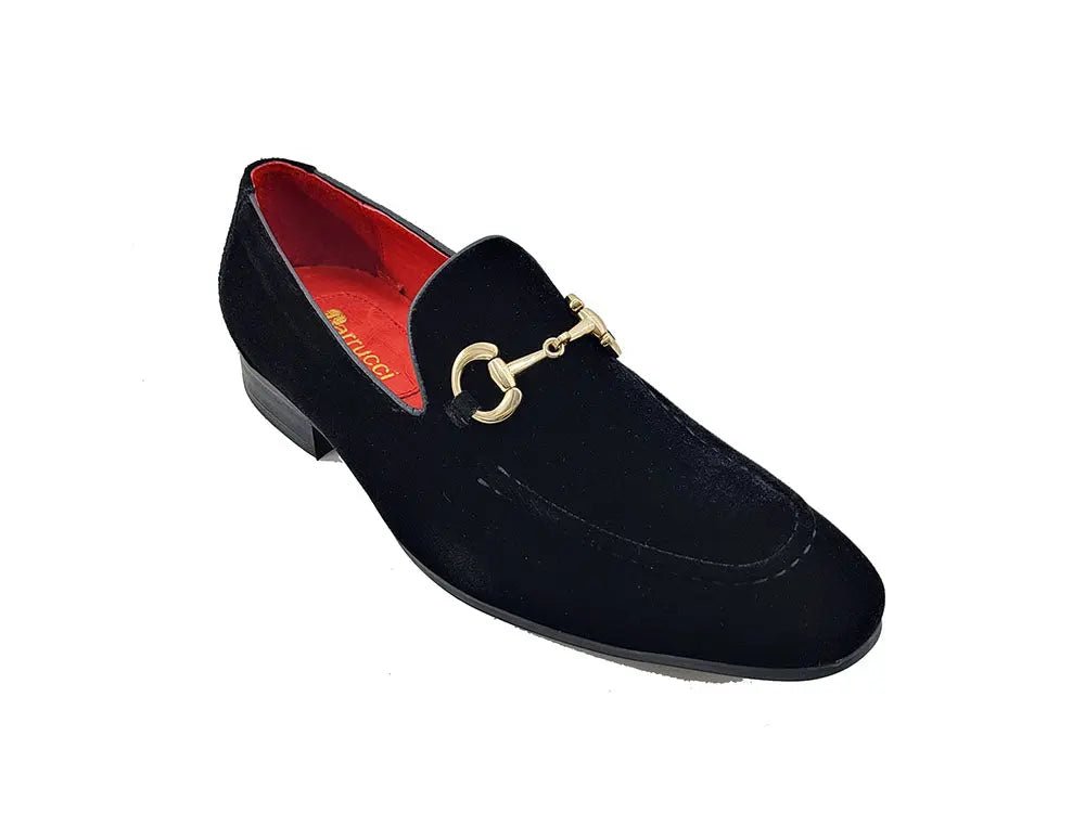 Carrucci Shoes Velvet Buckle Loafer Luxe Everyday Classic Timeless Velvet