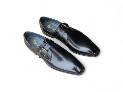 Carrucci Shoes Versatile Fashion Single Monk Strap Loafer Calf Leather KS50912