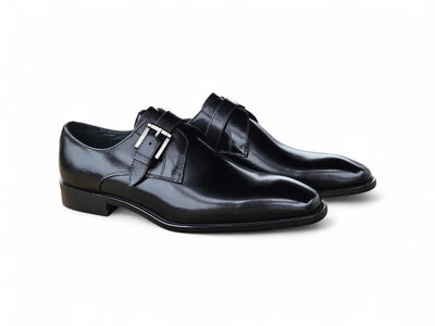 Carrucci Shoes Versatile Fashion Single Monk Strap Loafer Calf Leather KS50912