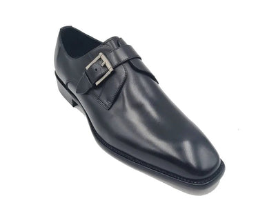 Carrucci Shoes Versatile Fashion Single Monk Strap Loafer Calf Leather KS50912
