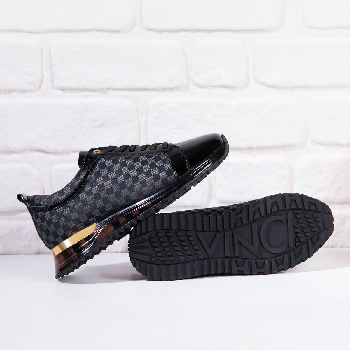 Vinci Leather The Monte Carlo Black Men Sneaker Limited Edition – product view 16