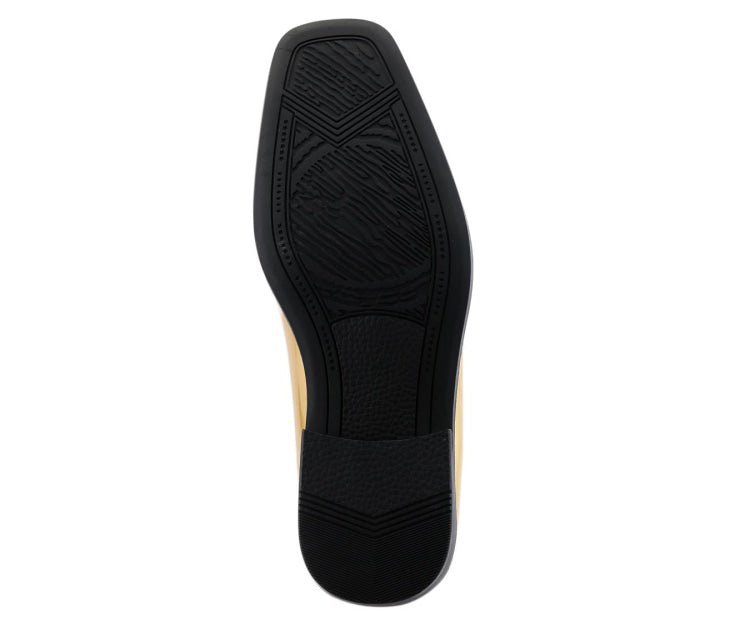 Viotti 179 Gold Men’s Patent Leather Derby Shoes