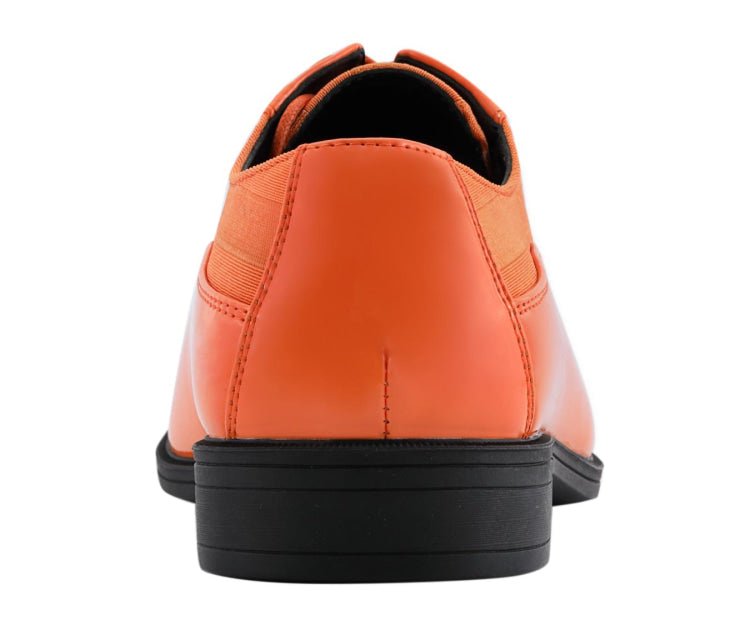 Viotti 179 Orange Men’s Patent Leather Derby Shoes