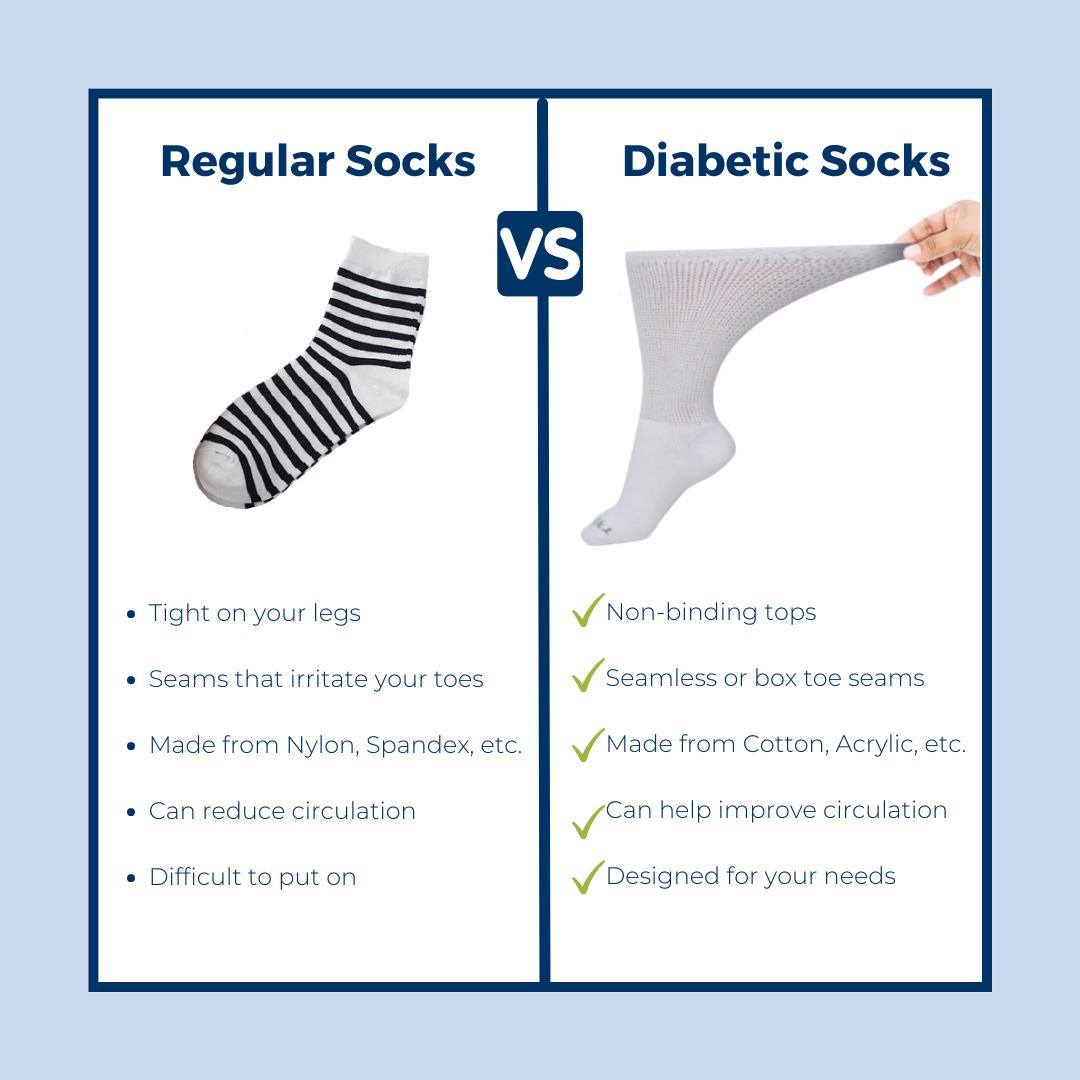 Women's Ultra-Soft Upper Calf Diabetic Socks (4 Pair) – product view 5
