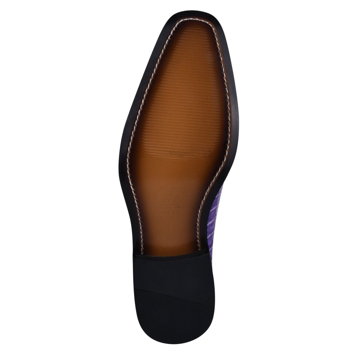 Liberty Zeno Walter Small Croco Leather Lace up Oxford Dress shoes