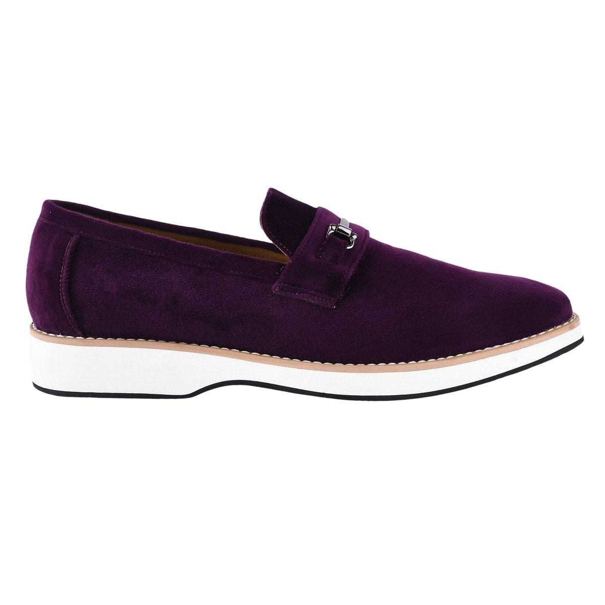 Liberty Zeno Welkar Men Velvet Causal Buckle Slip - On Loafers Shoes