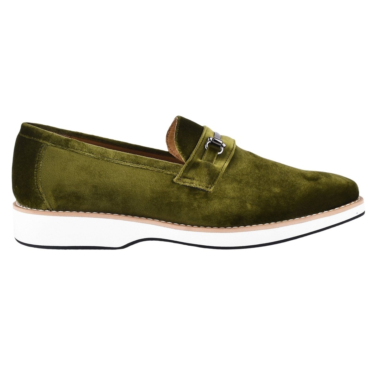 Liberty Zeno Welkar Men Velvet Causal Buckle Slip - On Loafers Shoes