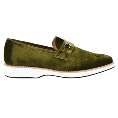 Liberty Zeno Welkar Men Velvet Causal Buckle Slip - On Loafers Shoes