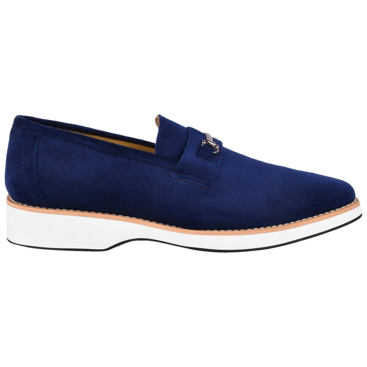 Liberty Zeno Welkar Men Velvet Causal Buckle Slip - On Loafers Shoes