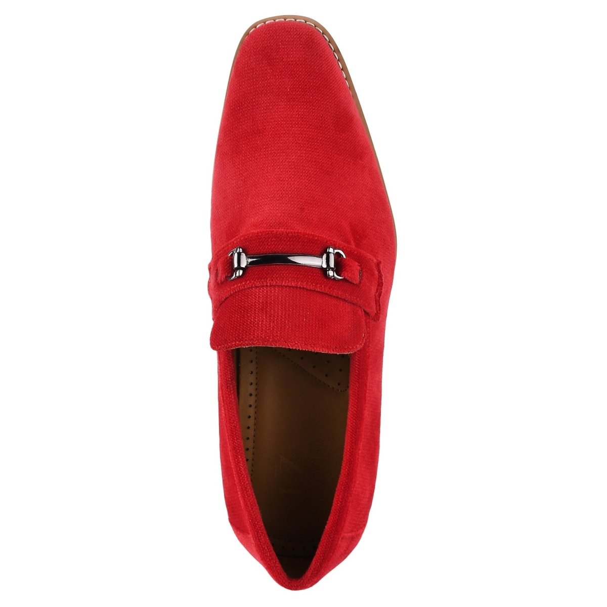 Liberty Zeno Welkar Men Velvet Causal Buckle Slip - On Loafers Shoes