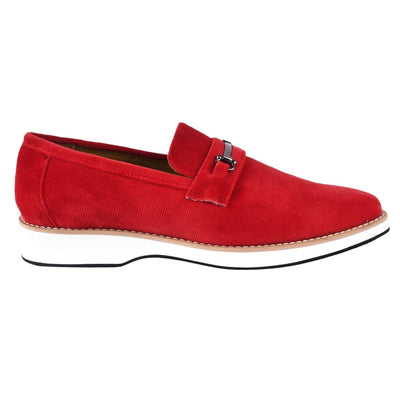 Liberty Zeno Welkar Men Velvet Causal Buckle Slip - On Loafers Shoes