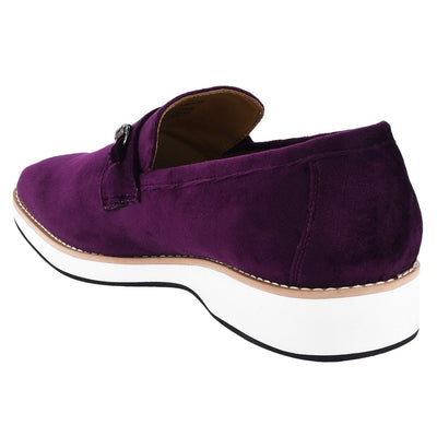 Liberty Zeno Welkar Men Velvet Causal Buckle Slip - On Loafers Shoes