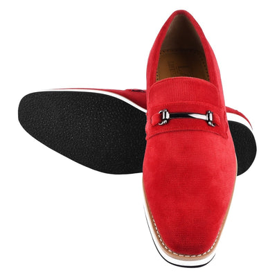Liberty Zeno Welkar Men Velvet Causal Buckle Slip - On Loafers Shoes