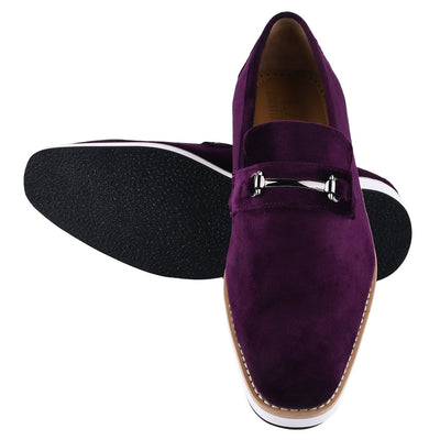 Liberty Zeno Welkar Men Velvet Causal Buckle Slip - On Loafers Shoes