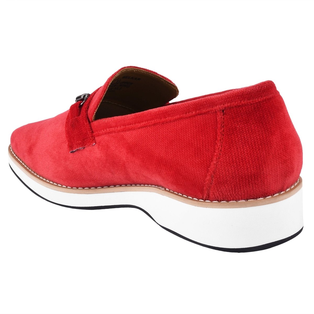 Liberty Zeno Welkar Men Velvet Causal Buckle Slip - On Loafers Shoes