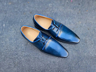 Carrucci Shoes Whole Cut Derby With Lug Sole Lightweight KS480101