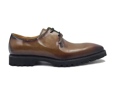 Carrucci Shoes Whole Cut Derby With Lug Sole Lightweight KS480101