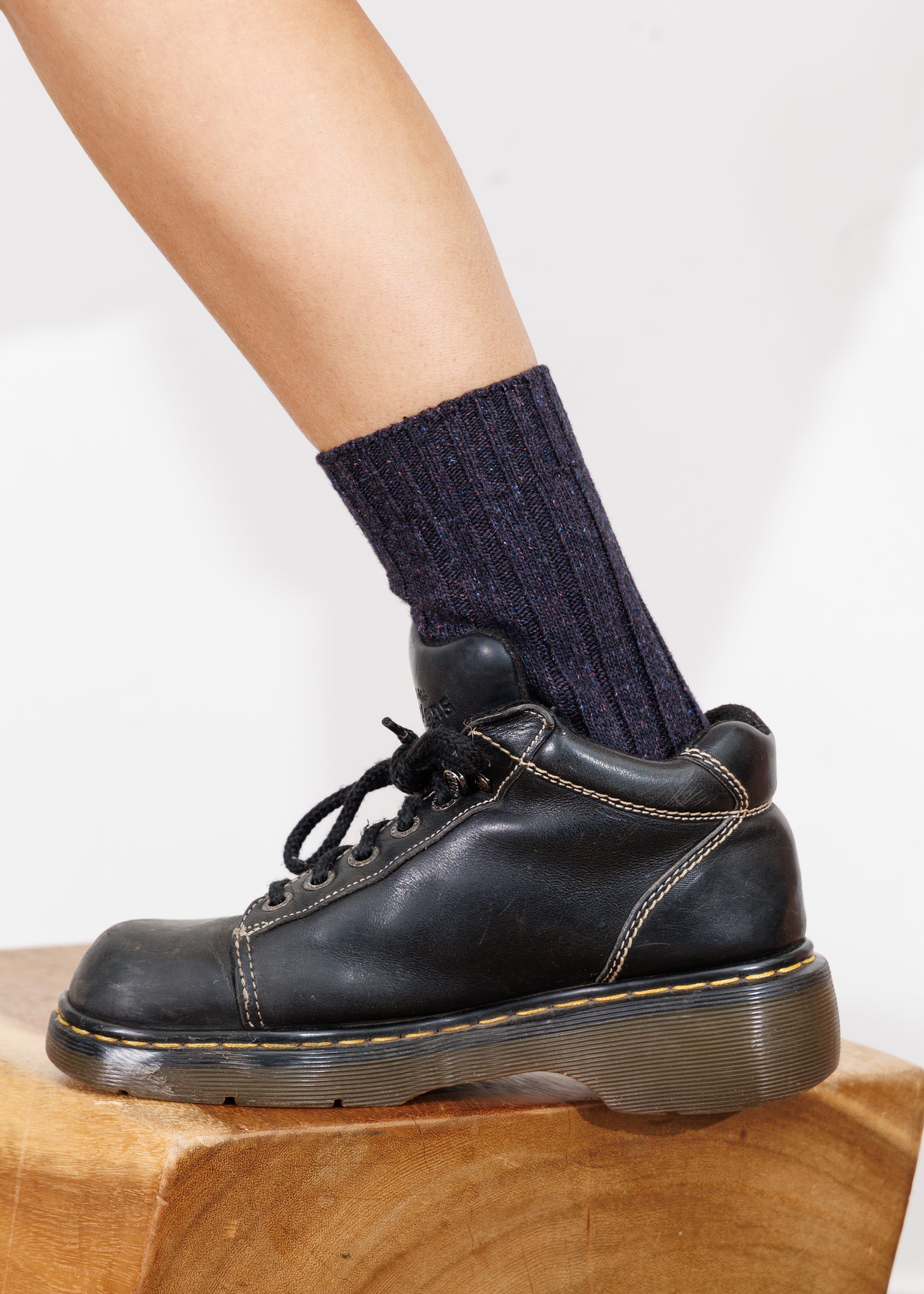American Trench Wool Silk Boot Sock Socks side view