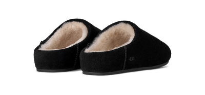 UGG Elea Womens Slip-On Slippers — Black Suede