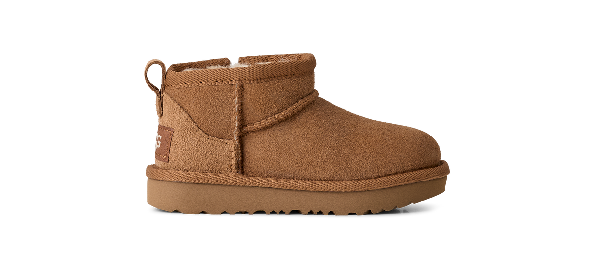 UGG Classic Ultra Mini Toddlers' (TD) Boots — Chestnut Sheepskin