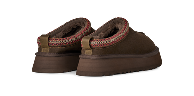 UGG Tazz II Womens Platform Slippers — Dusted Cocoa Suede