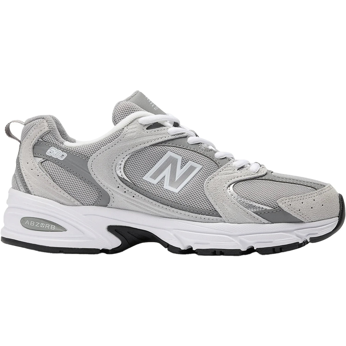 New Balance 530 'Raincloud' Men's Sneakers — Grey Mesh Low-Top