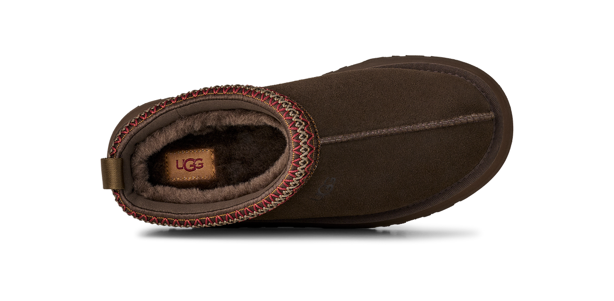 UGG Tazz II Womens Platform Slippers — Dusted Cocoa Suede