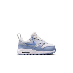 Nike Air Max 1 EasyOn Toddlers' (TD) Sneakers — Smoke Grey/Racer Blue Mesh Low-Top