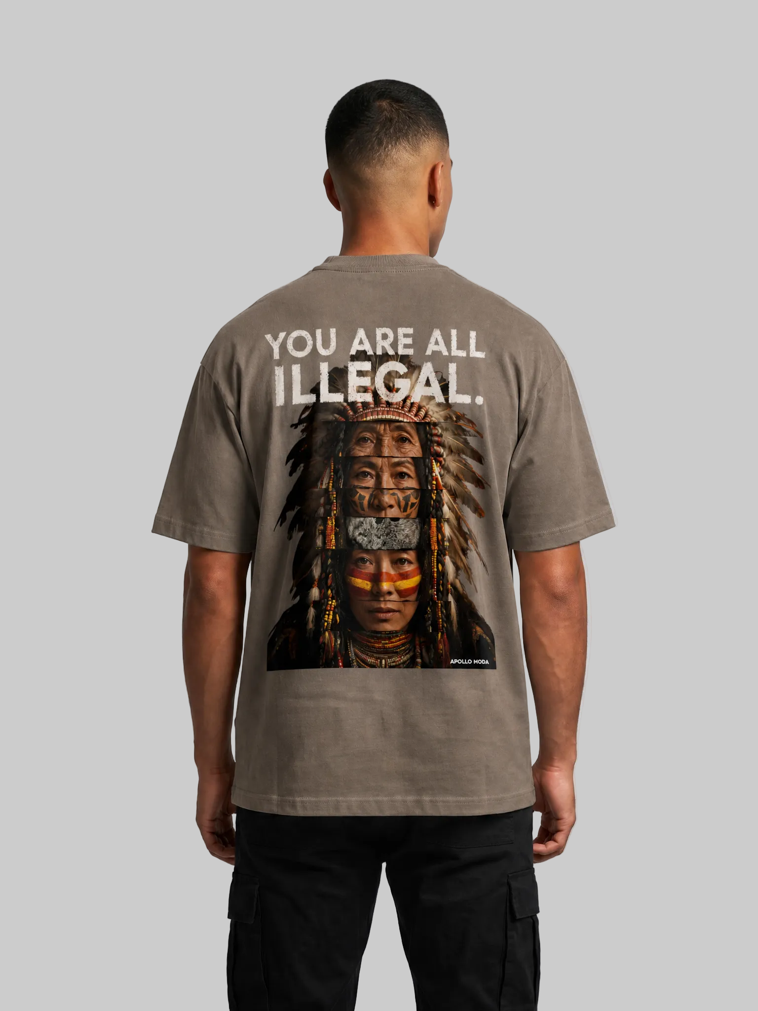 'You Are All Illegal' Oversized Heavyweight Graphic Tee