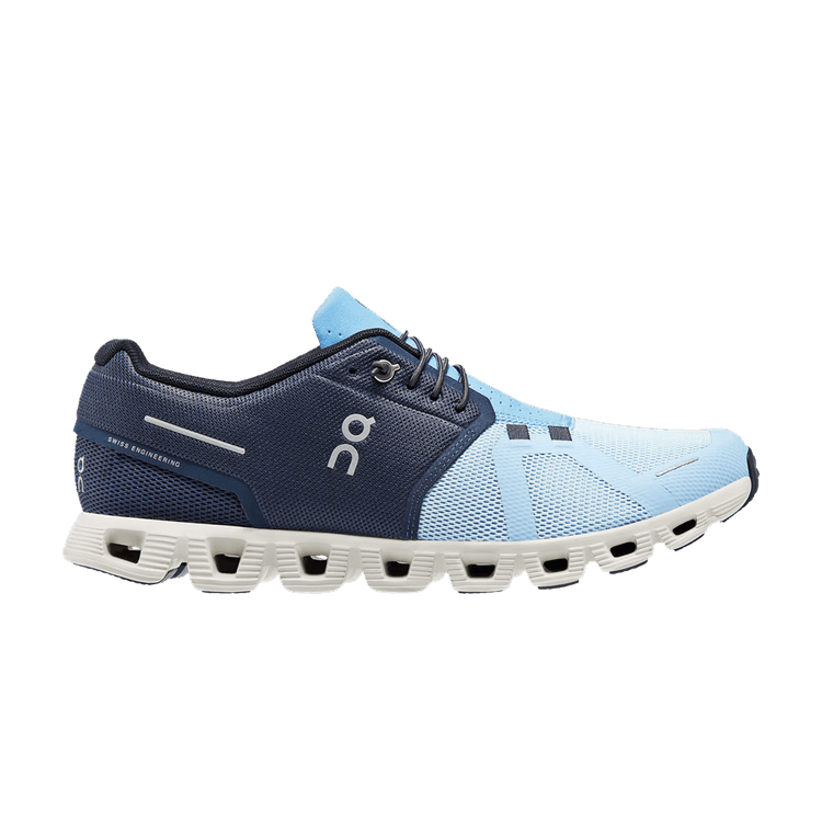 On Cloud 5 Men's Running Shoes — Midnight/Chambray