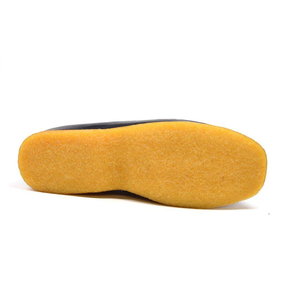British Walkers Power Men's Leather Slip On Crepe Sole Shoes