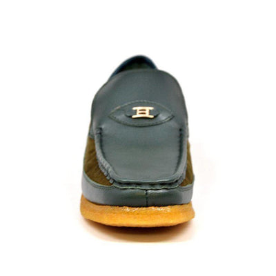 British Walkers Power Men's Leather Slip On Crepe Sole Shoes