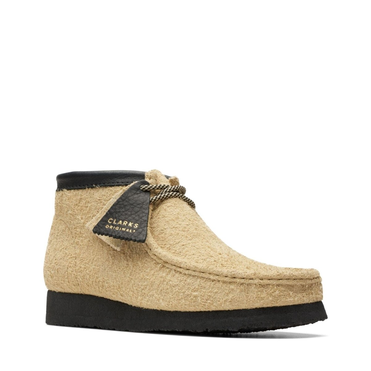 Clarks Originals Originals Wallabee Boot Men's Maple Black Suede 26174051