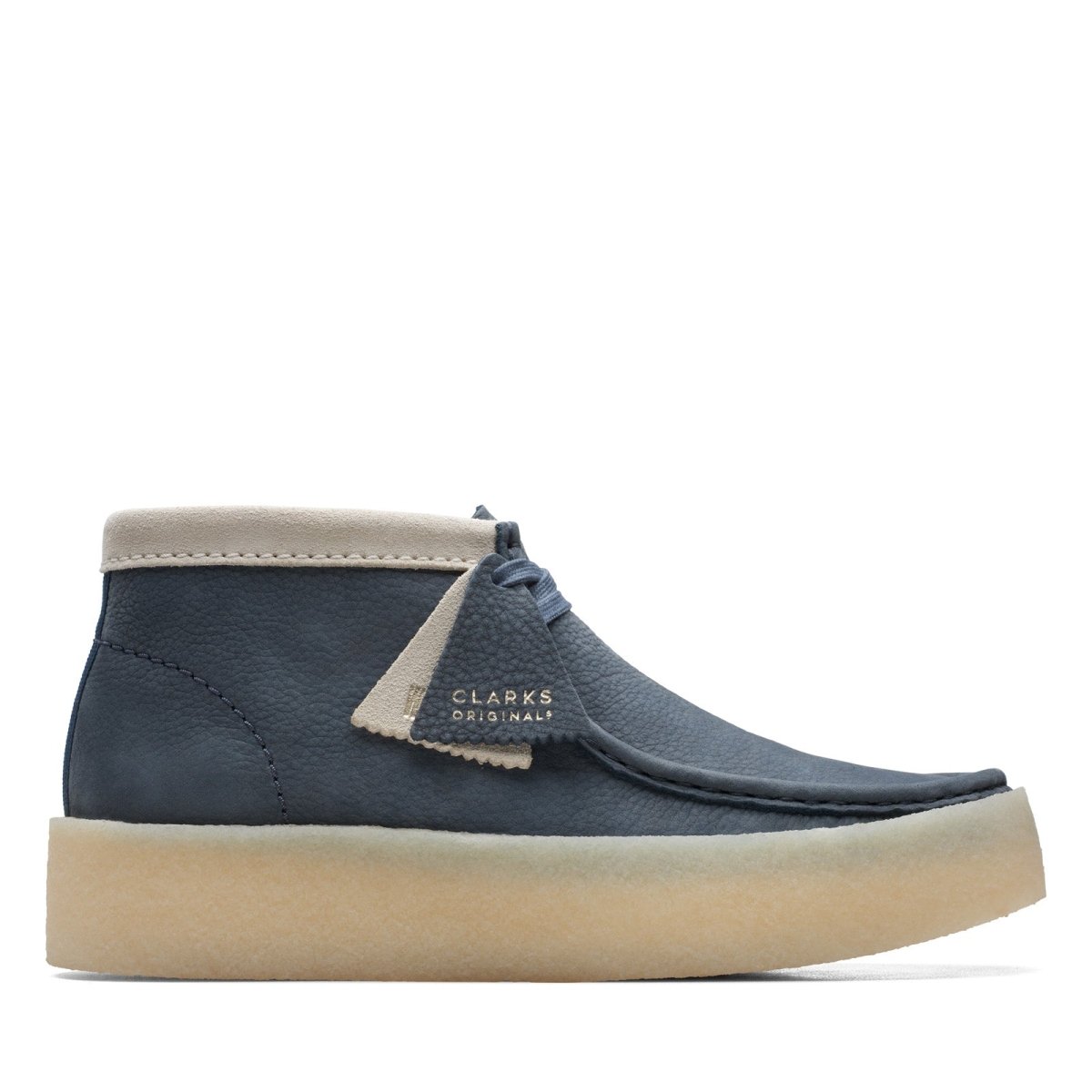 Clarks Originals Originals Wallabee Cup Boot Men’s Shoes – Navy Blue Nubuck – Style 26171091 – Modern Street Classic