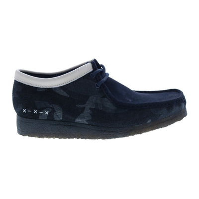Clarks Originals Originals Wallabee Low Men's Denim Blue Canvas Suede 26168843
