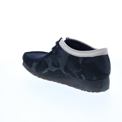 Clarks Originals Originals Wallabee Low Men's Denim Blue Canvas Suede 26168843