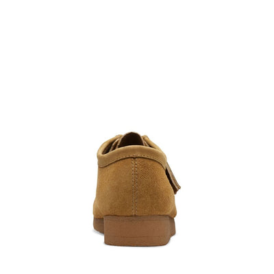 Clarks Originals Originals Wallabee Low Top – Men's Oak Hairy Suede & Ink Hairy Suede (26168852 26168854)