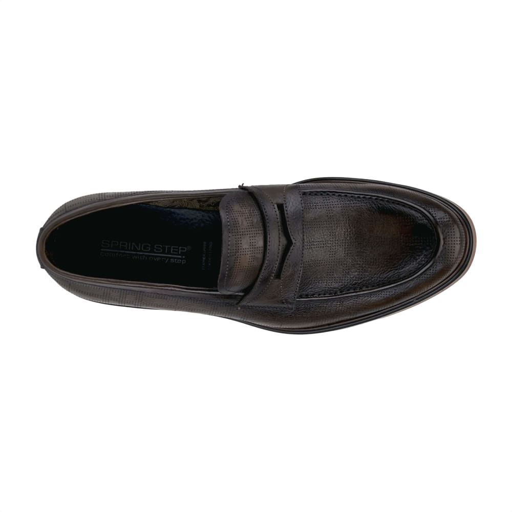 Spring Step Shoes Brando Men's Leather Penny Loafers