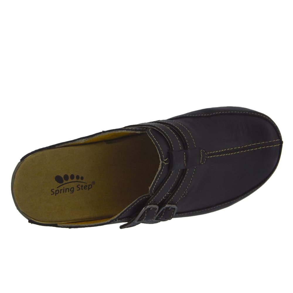Spring Step Shoes Happy Women's Leather Slip On Clogs